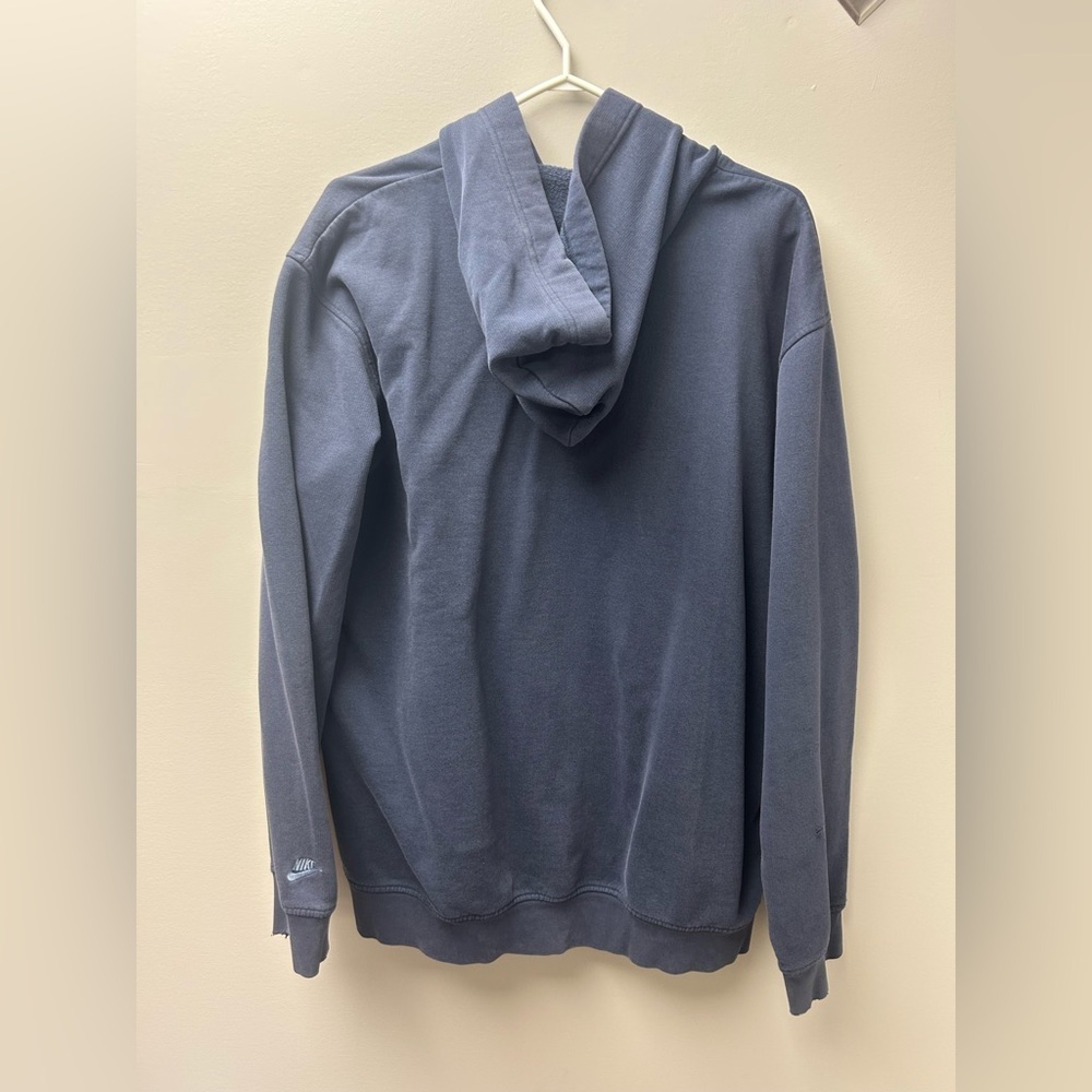 Vintage Nike Blue Pullover‎ Hoodie - Picture 2 of 5